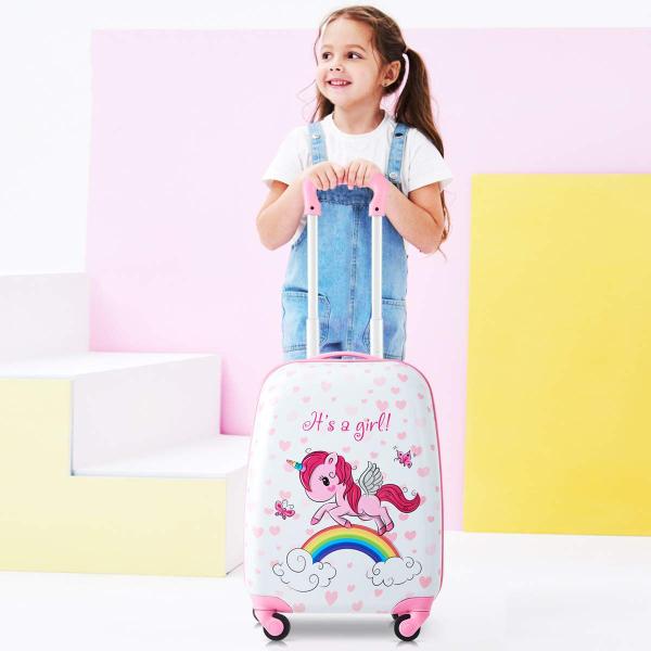 Imagem de Conjunto de bagagem HONEY JOY Kids Carry On, mochila de 30 cm e mala de 40 cm