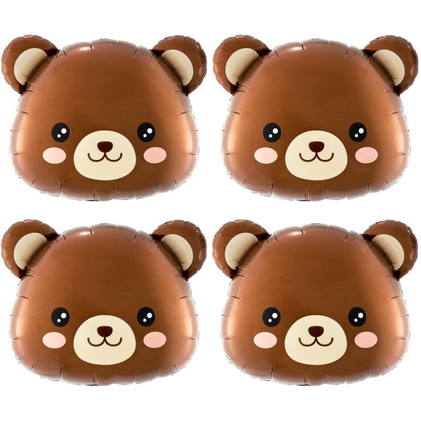 Imagem de Conjunto de balões CON GRADS Bear Theme Baby Shower Birthday 4 unidades