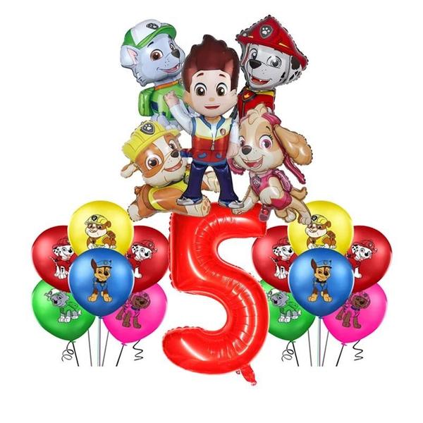 Imagem de Conjunto de Balões Paw Patrol - Festa de Aniversário com Ryder, Chase, Skye e Marshall