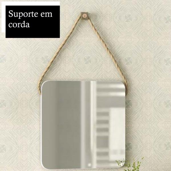 Imagem de Conjunto de Banheiro completo com Gabinete Suspenso  Espelho e Cuba Quadrada Nice