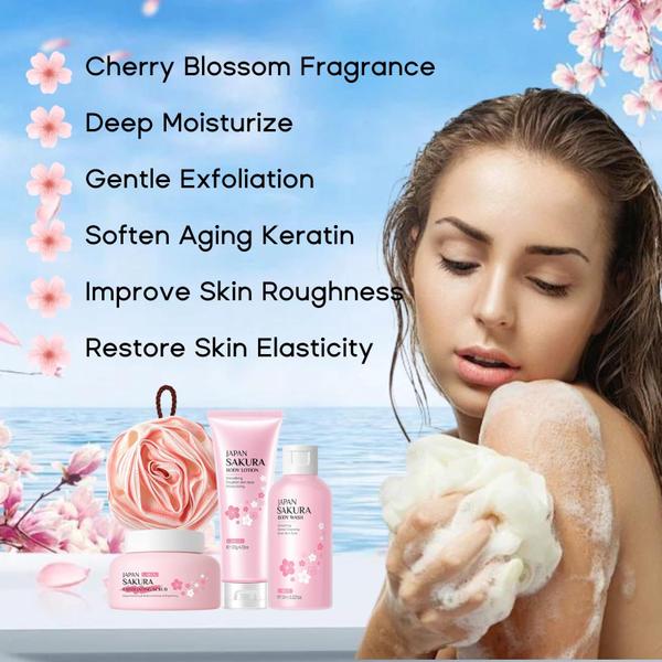 Imagem de Conjunto de banho Evolvique Japanese Cherry Blossom Skincare Women