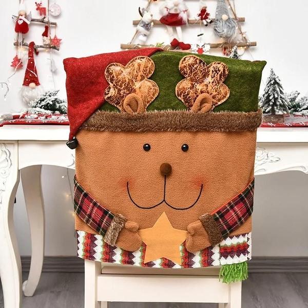 Imagem de Conjunto de Banquetas Decorativas de Natal - Estilo Europeu e Americano