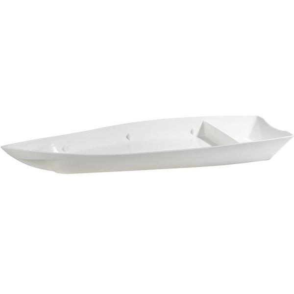 Imagem de Conjunto De Barco Sushi Vemplast G 3,5L 6 Peças Branco