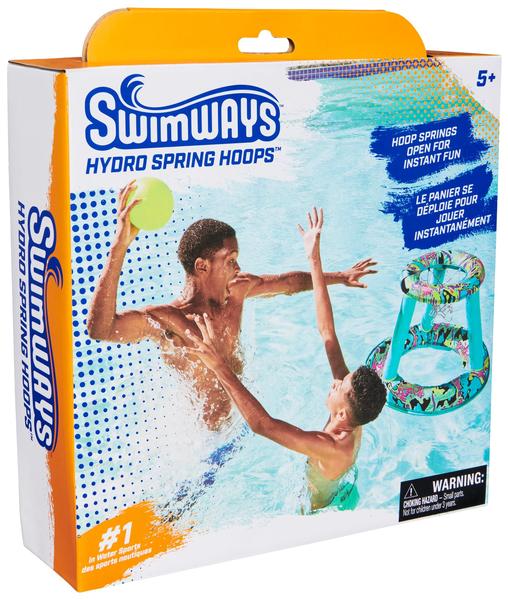 Imagem de Conjunto de basquete inflável Pool Toy Swimways Hydro Spring Hoops