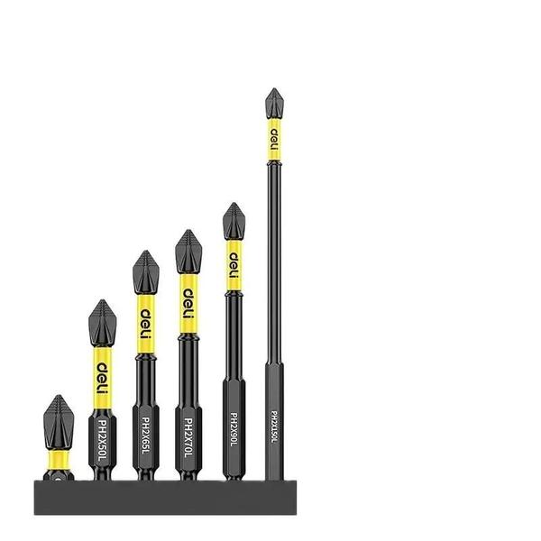 Imagem de Conjunto de Bits de Chave de Fenda Magnética - Antiderrapante, à Prova de Choque e Alta Dureza