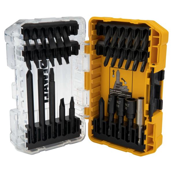 Imagem de Conjunto de bits do driver de impacto DEWALT, perfuração/condução, 34 peças (DW2153)