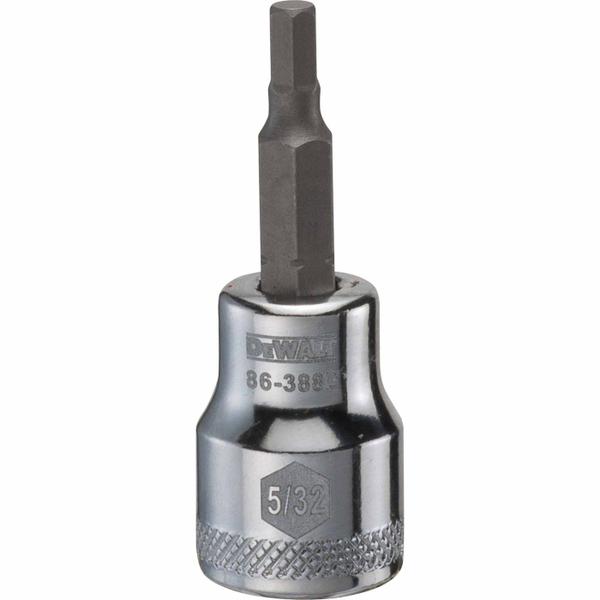 Imagem de Conjunto de bits hexagonais DEWALT 3/8 Drive 5/32 com soquetes de 17 bits