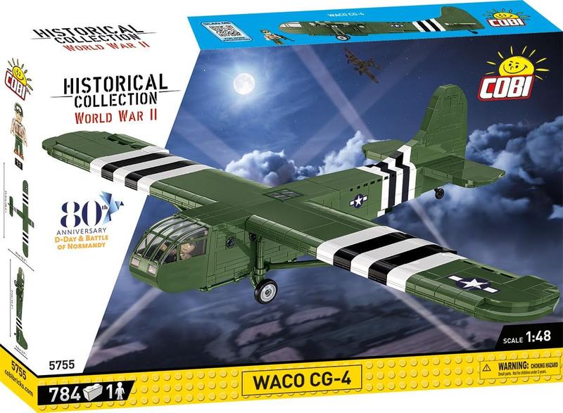 Imagem de Conjunto de blocos de construção: coleção histórica COBI WWII WACO CG-4