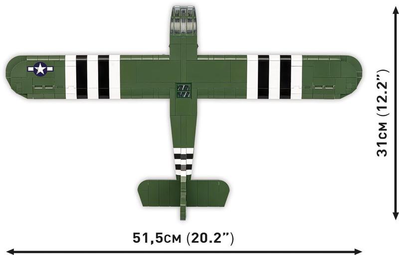 Imagem de Conjunto de blocos de construção: coleção histórica COBI WWII WACO CG-4