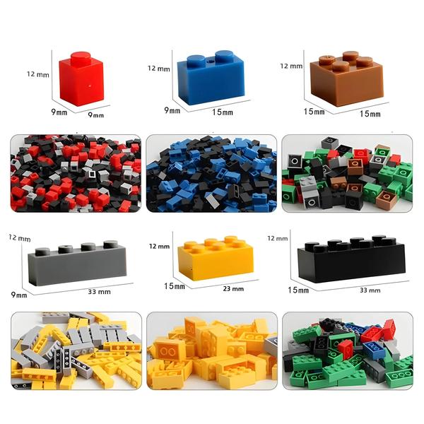 Conjunto de Blocos de Construção Educacionais DIY para Crianças - Presente Clássico Imagem de Conjunto de Blocos de Construção Educacionais DIY para Crianças - Presente Clássico