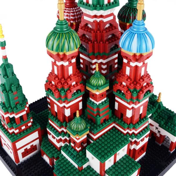 Conjunto de blocos de construção Geniteen Saint Basil's Cathedral 4300 unidades Imagem de Conjunto de blocos de construção Geniteen Saint Basil's Cathedral 4300 unidades