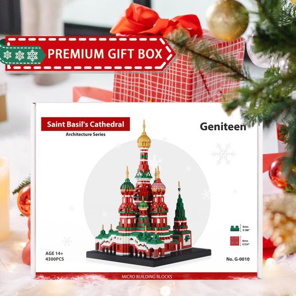Conjunto de blocos de construção Geniteen Saint Basil's Cathedral 4300 unidades Imagem de Conjunto de blocos de construção Geniteen Saint Basil's Cathedral 4300 unidades