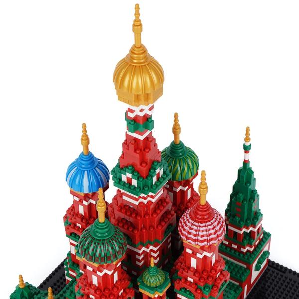 Conjunto de blocos de construção Geniteen Saint Basil's Cathedral 4300 unidades Imagem de Conjunto de blocos de construção Geniteen Saint Basil's Cathedral 4300 unidades