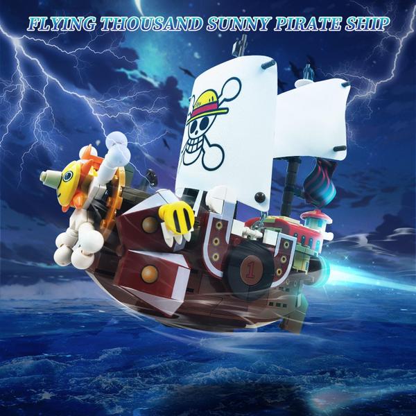 Imagem de Conjunto de blocos de construção JESGO Anime Thousand Sunny Ship 432 unidades