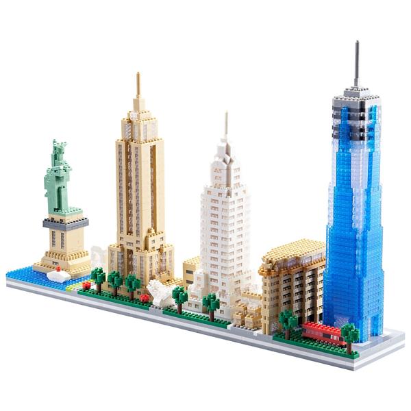 Imagem de Conjunto de blocos de construção JXRLMB New York Skyline 3452 peças