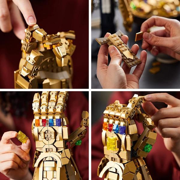 Conjunto de blocos de construção Marvel Infinite Gloves - JYS Imagem de Conjunto de blocos de construção Marvel Infinite Gloves