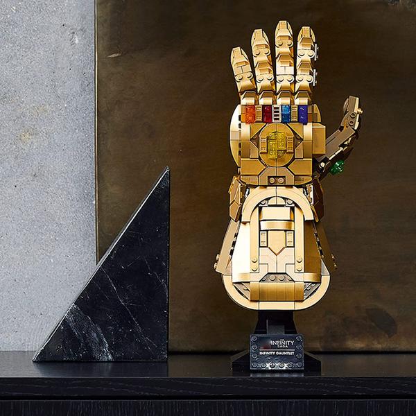 Conjunto de blocos de construção Marvel Infinite Gloves - JYS Imagem de Conjunto de blocos de construção Marvel Infinite Gloves