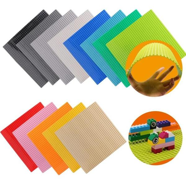 Conjunto de Blocos de Construção para Crianças - 6 Peças com Placas Base 32x32 e 32x16 Imagem de Conjunto de Blocos de Construção para Crianças - 6 Peças com Placas Base 32x32 e 32x16