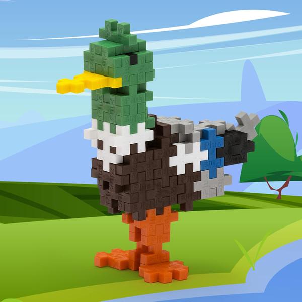 Imagem de Conjunto de blocos de construção PLUS PLUS PLUS 3D, estatueta de animais Duck Kids