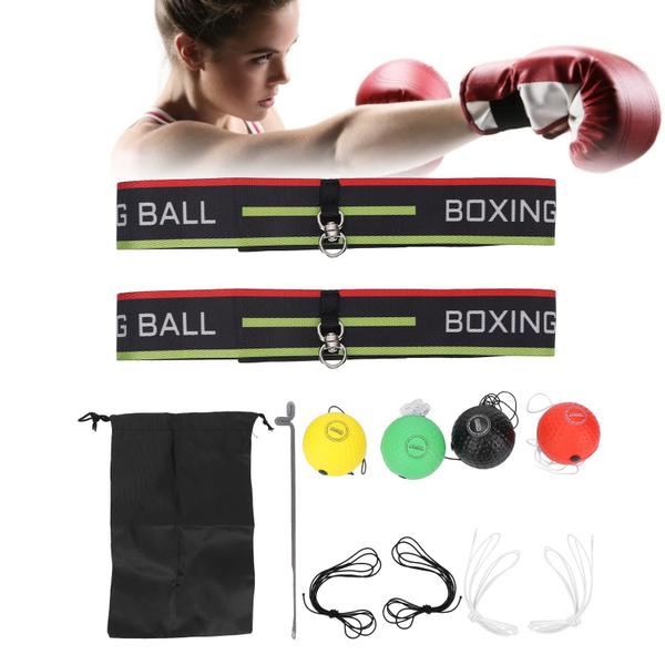 Imagem de Conjunto de bolas Boxing Reflex Dioche com faixa de cabeça ajustável