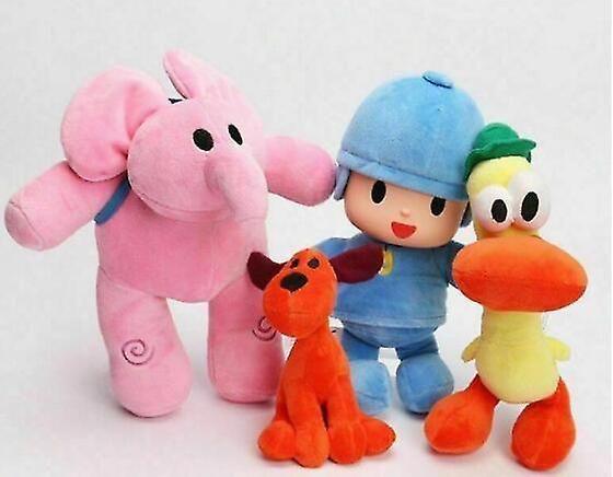 Imagem de Conjunto de bonecas de pelúcia Pocoyo Elly Pato Loula