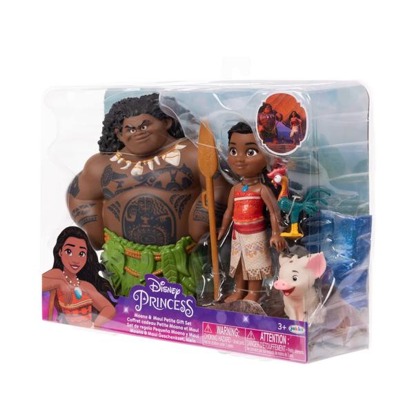 Imagem de Conjunto de bonecas Disney Princess Moana & Maui com Pua e Heihei 15cm