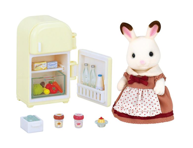 Imagem de Conjunto de bonecas Epoch Sylvanian Families Chocolat Rabbit com móveis