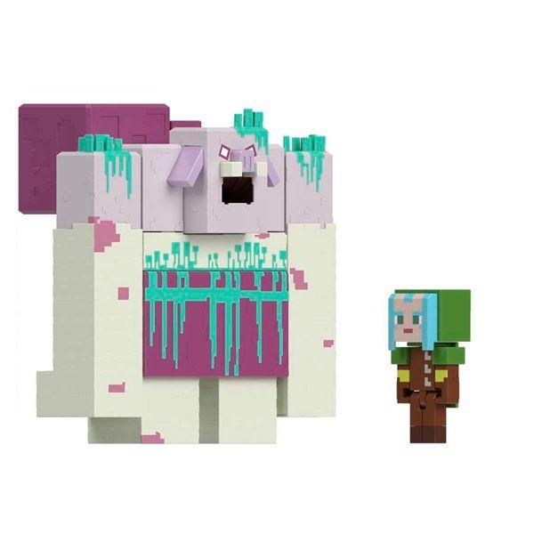 Imagem de Conjunto de Bonecos Articulados Minecraft Legends Ataque do Devorador Com Slime - Patrulheiro - Mattel HNC08