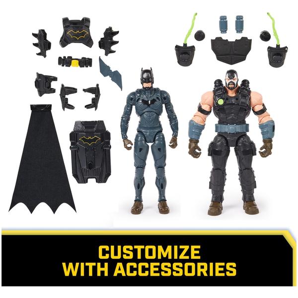 Imagem de Conjunto de bonecos de ação da DC Comics Batman Adventures Bane & Batman