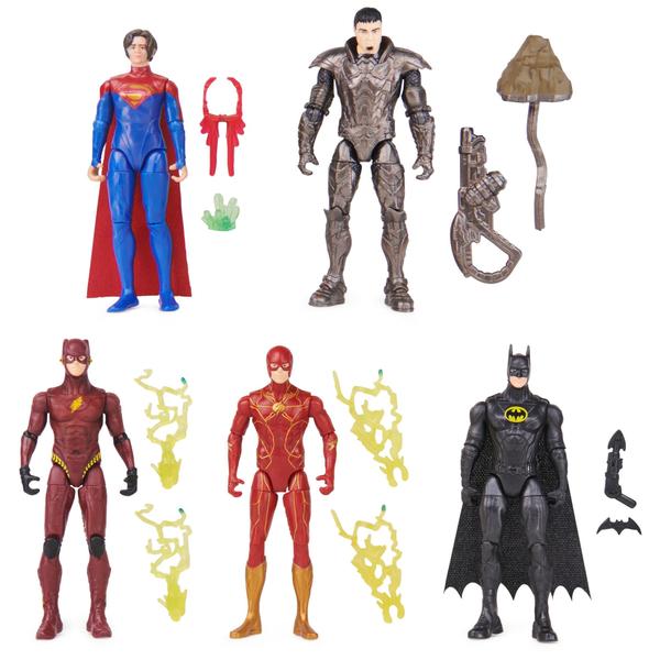 Imagem de Conjunto de bonecos de ação DC Comics The Flash 5 figuras de 10 cm a mais de 3 anos