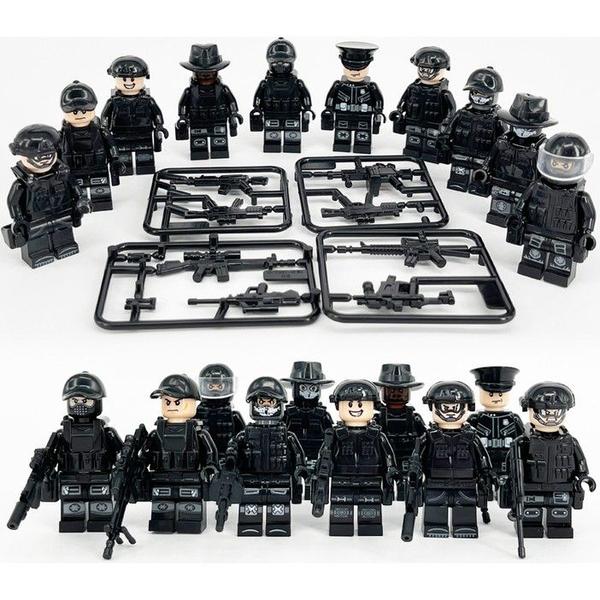 Imagem de Conjunto de bonecos de ação militar Wokex Bad Guy 22 minibonecos