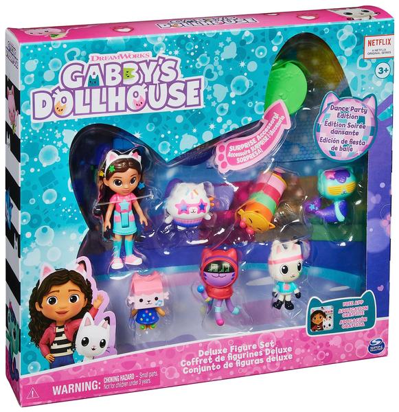 Imagem de Conjunto de bonecos Gabby's Dollhouse Dance Party com Gabby Doll 6 Cats