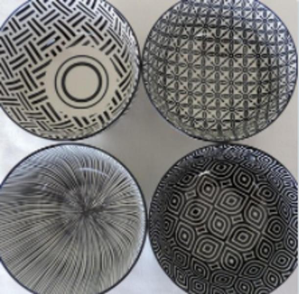 Imagem de Conjunto de Bowls Monocromáticos - 13 x 7cm - 4 peças, Incasa