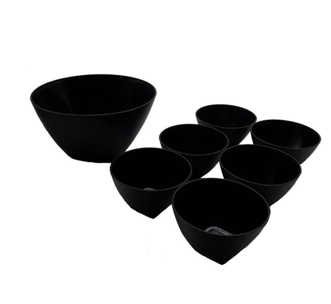 Imagem de Conjunto De Bowls Sobremesa Tigela Saladeira Pote 7 Peças