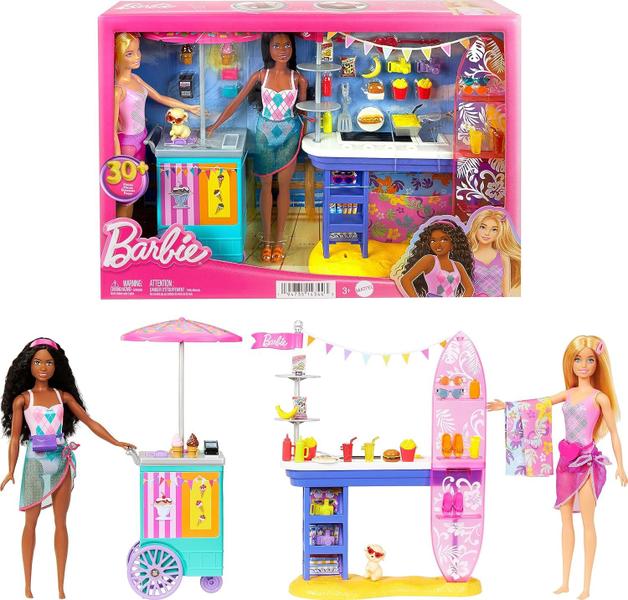 Imagem de Conjunto De Brinquedo Calçadão Da Praia Barbie It Takes Two - Mattel