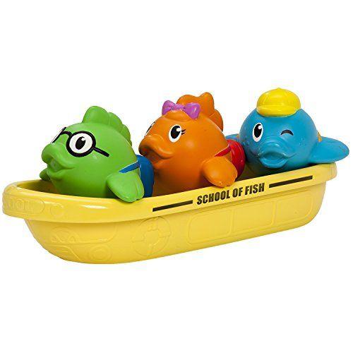 Imagem de Conjunto de brinquedo e armazenamento de banho Munchkin Ocean Friends, conjunto de 6 peças