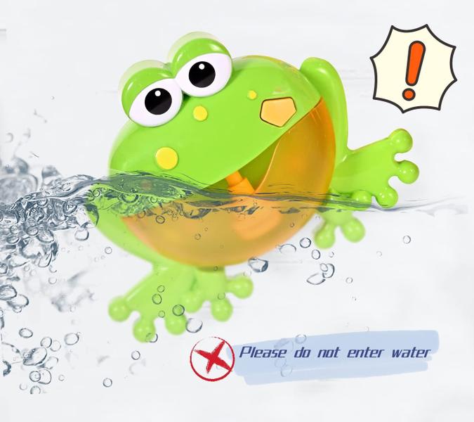 Imagem de Conjunto de brinquedos Baby Bath Bubble HengGl Big Frog com 12 músicas