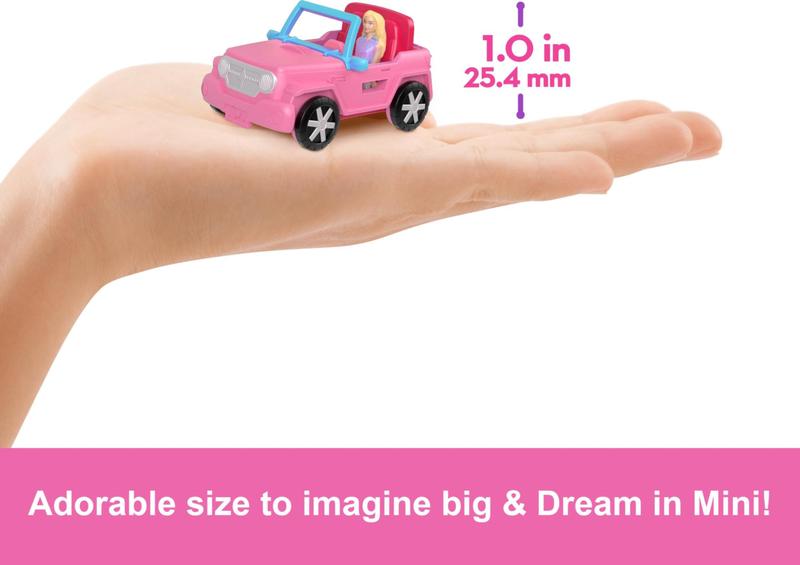 Imagem de Conjunto de brinquedos Barbie Mini BarbieLand Doll & Toy Vehicle com barraca