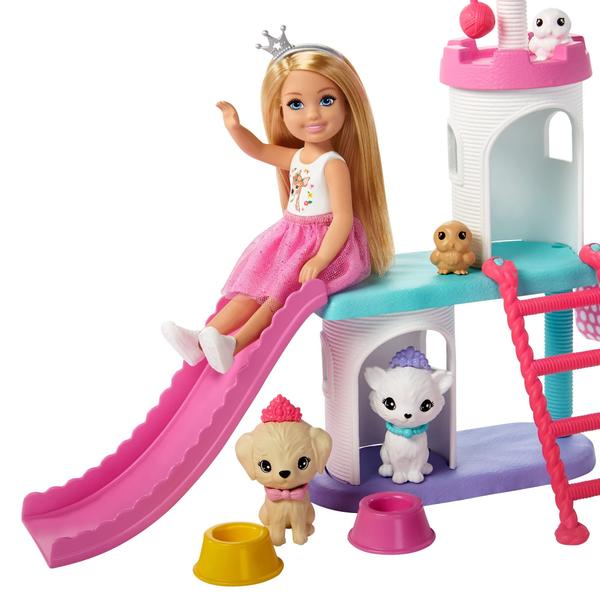 Imagem de Conjunto de brinquedos Barbie Princess Adventure Chelsea Pet Castle