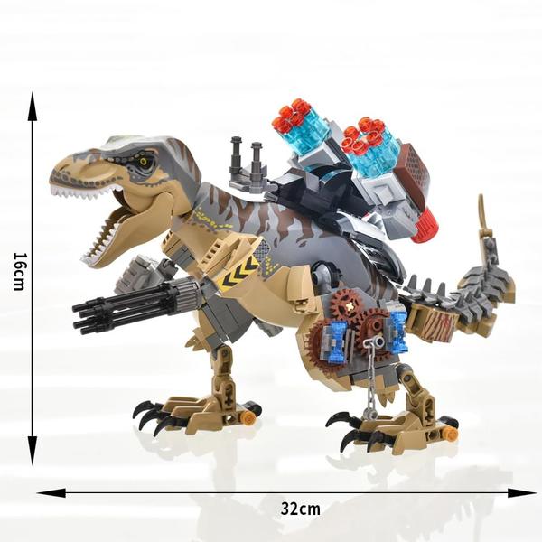 Imagem de Conjunto de brinquedos Building Blocks Mesiondy Dinosaur Park 725 unidades