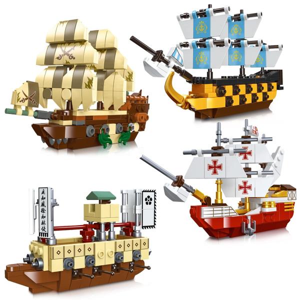 Imagem de Conjunto de brinquedos Building Blocks Pirate Ship HMS Victory com 664 unidades