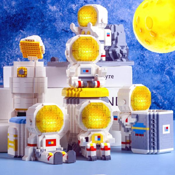 Imagem de Conjunto de brinquedos Building Blocks SIOYTOER Micro Bricks com porta-canetas