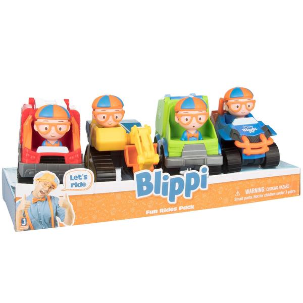 Conjunto de Brinquedos de Construção de 4 Peças - Tamanho 3' - Para Crianças a partir de 3 Anos - Blippi Imagem de Conjunto de Brinquedos de Construção de 4 Peças - Tamanho 3' - Para Crianças a partir de 3 Anos