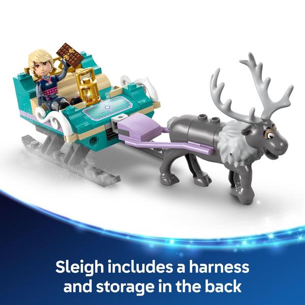 Imagem de Conjunto de brinquedos de construção LEGO Disney Frozen Anna's Sleigh Adventure