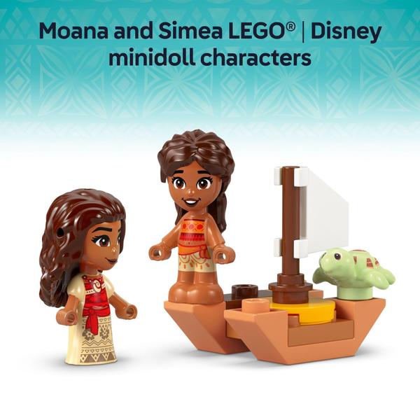 Imagem de Conjunto de brinquedos de construção LEGO Disney Moana Island Fun 43260