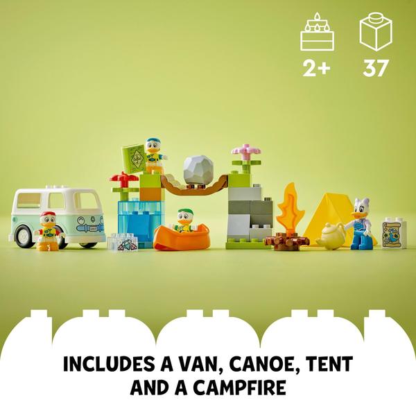 Imagem de Conjunto de brinquedos de construção LEGO DUPLO Disney Mickey Camping 10997