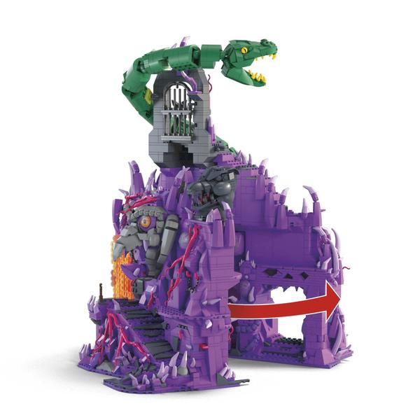 Conjunto de brinquedos de construção Mega Masters of the Universe Snake Mountain Imagem de Conjunto de brinquedos de construção Mega Masters of the Universe Snake Mountain