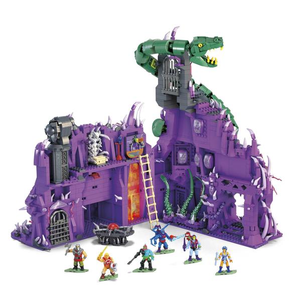 Conjunto de brinquedos de construção Mega Masters of the Universe Snake Mountain Imagem de Conjunto de brinquedos de construção Mega Masters of the Universe Snake Mountain