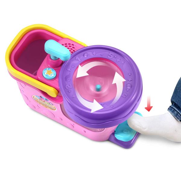 Imagem de Conjunto de brinquedos de limpeza LeapFrog Clean Sweep Learning Caddy Pink