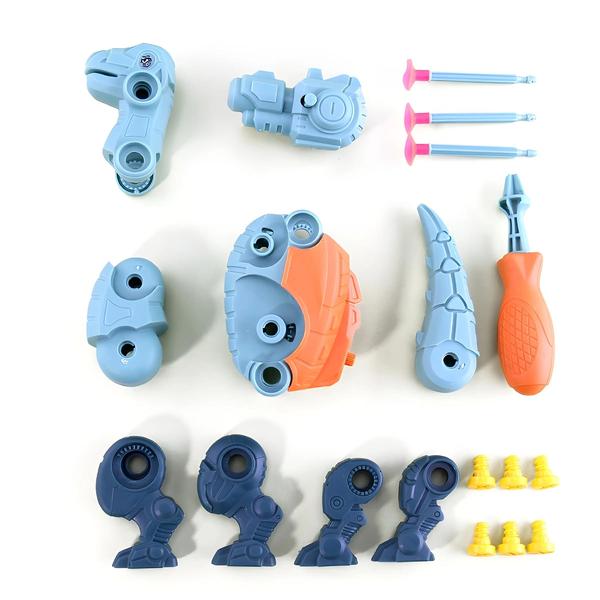 Conjunto de Brinquedos Educativos de Dinossauro para Montar - Modelo para Crianças Imagem de Conjunto de Brinquedos Educativos de Dinossauro para Montar - Modelo para Crianças